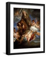 Saint Rosalie Interceding for the Plague-stricken of Palermo, 1624-Anthony van Dyck-Framed Giclee Print