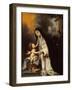 Saint Rose of Lima, 1670-Bartolomé Estebàn Murillo-Framed Giclee Print