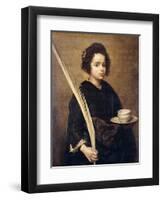 Saint Rufina-Diego Velazquez-Framed Giclee Print