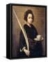 Saint Rufina-Diego Velazquez-Framed Stretched Canvas
