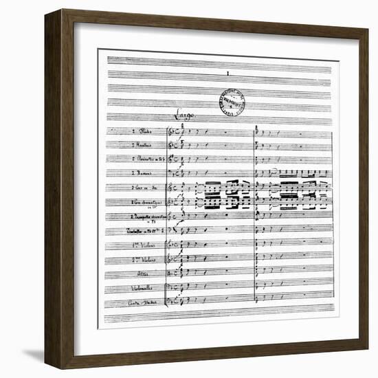 Saint-Saens Symphony no 2-Stop-Framed Giclee Print