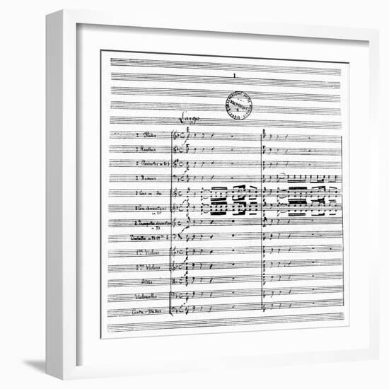 Saint-Saens Symphony no 2-Stop-Framed Giclee Print