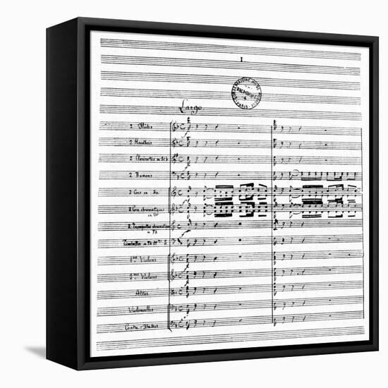 Saint-Saens Symphony no 2-Stop-Framed Stretched Canvas