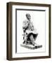 SAINT-SAENSCamille- statue with score-Laurent-Honore Marqueste-Framed Giclee Print