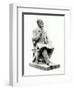 SAINT-SAENSCamille- statue with score-Laurent-Honore Marqueste-Framed Giclee Print