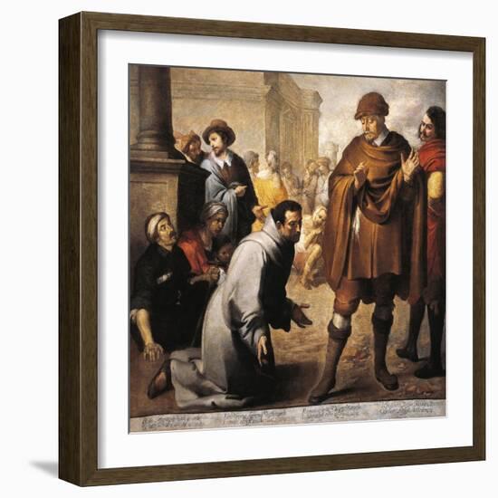 Saint Salvador of Horta and Inquisitor of Aragon-Bartolome Esteban Murillo-Framed Giclee Print