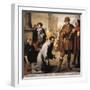 Saint Salvador of Horta and Inquisitor of Aragon-Bartolome Esteban Murillo-Framed Giclee Print