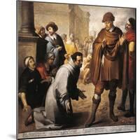 Saint Salvador of Horta and Inquisitor of Aragon-Bartolome Esteban Murillo-Mounted Giclee Print