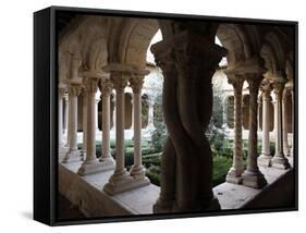 Saint-Sauveur Cathedral Cloister, Aix-En-Provence, Bouches Du Rhone, Provence, France, Europe-null-Framed Stretched Canvas