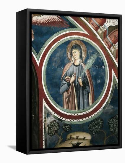 Saint Scholastica, 13th Century-null-Framed Stretched Canvas