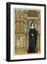 Saint Scholastica-null-Framed Art Print