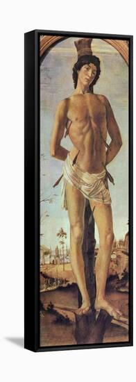 Saint Sebastian, 1474-Sandro Botticelli-Framed Stretched Canvas