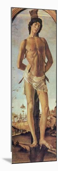 Saint Sebastian, 1474-Sandro Botticelli-Mounted Premium Giclee Print