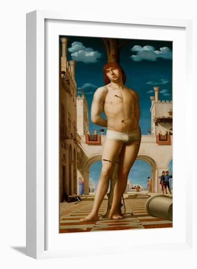 Saint Sebastian, 1478-Antonello da Messina-Framed Giclee Print