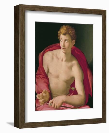 Saint Sebastian, 1533-Agnolo Bronzino-Framed Giclee Print