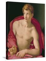 Saint Sebastian, 1533-Agnolo Bronzino-Stretched Canvas