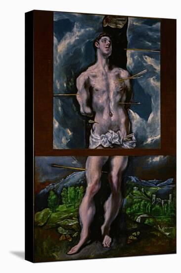 Saint Sebastian, 1608-14-El Greco-Stretched Canvas