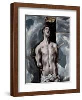 Saint Sebastian, 1610-1614-El Greco-Framed Giclee Print