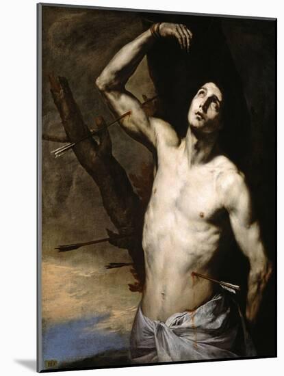 Saint Sebastian, 1636-Jusepe de Ribera-Mounted Giclee Print