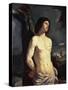 Saint Sebastian, 1642-Guercino-Stretched Canvas