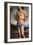 Saint Sebastian after 1490 Oil on panel-Pietro Perugino-Framed Giclee Print