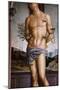 Saint Sebastian after 1490 Oil on panel-Pietro Perugino-Mounted Giclee Print