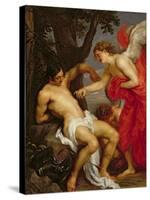 Saint Sebastian and the Angel-Sir Anthony Van Dyck-Stretched Canvas