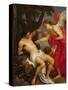 Saint Sebastian and the Angel-Sir Anthony Van Dyck-Stretched Canvas