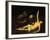 Saint Sebastian Attended by Saint Irene, 1628-Jusepe de Ribera-Framed Giclee Print