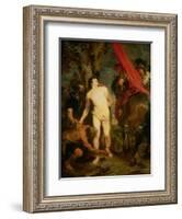 Saint Sebastian Bound for Martyrdom, C.1621-23-Sir Anthony Van Dyck-Framed Giclee Print