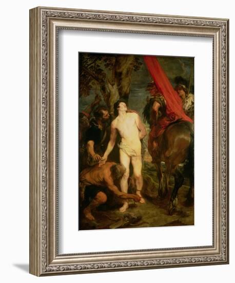 Saint Sebastian Bound for Martyrdom, C.1621-23-Sir Anthony Van Dyck-Framed Giclee Print