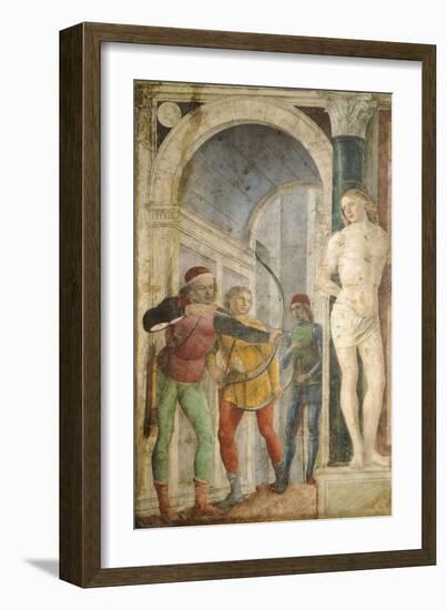 Saint Sebastian, Circa 1489-Vincenzo Foppa-Framed Giclee Print