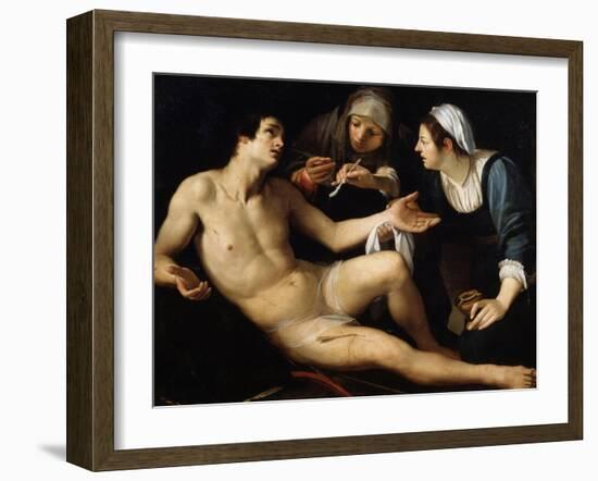 Saint Sebastian, Late 16th or Early 17th Century-Francesco Rustici-Framed Giclee Print