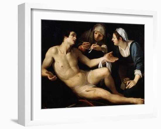 Saint Sebastian, Late 16th or Early 17th Century-Francesco Rustici-Framed Giclee Print