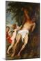 Saint Sebastian Rescued by Angels (Oil on Canvas)-Anthony Van Dyck-Mounted Giclee Print