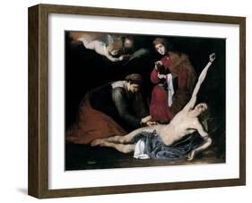 Saint Sebastian Tended by the Holy Women, C. 1621-José de Ribera-Framed Giclee Print