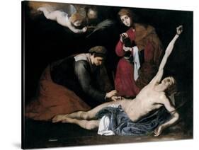 Saint Sebastian Tended by the Holy Women, C. 1621-José de Ribera-Stretched Canvas