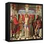 Saint Sebastian with Saints Liberale, Gregory, Francis and Roch-Giovanni Di Niccolo Mansueti-Framed Stretched Canvas
