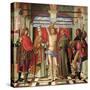 Saint Sebastian with Saints Liberale, Gregory, Francis and Roch-Giovanni Di Niccolo Mansueti-Stretched Canvas
