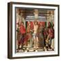 Saint Sebastian with Saints Liberale, Gregory, Francis and Roch-Giovanni Di Niccolo Mansueti-Framed Giclee Print