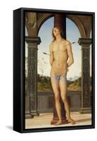 Saint Sebastian-Pietro Perugino-Framed Stretched Canvas