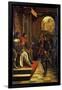 Saint Sebastien before the Emperors Diokletian and Maximian, Late 15th Century-Josse Lieferinxe-Framed Giclee Print