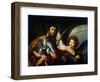 Saint Secundus and Angel, C1640-Bernardo Strozzi-Framed Giclee Print