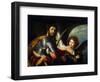 Saint Secundus and Angel, C1640-Bernardo Strozzi-Framed Giclee Print