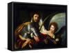 Saint Secundus and Angel, C1640-Bernardo Strozzi-Framed Stretched Canvas