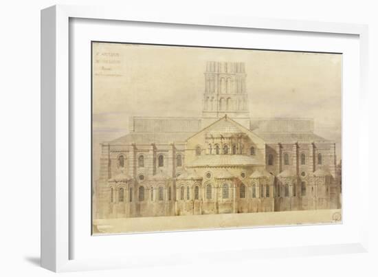 Saint-Sernin de Toulouse chevet restauré-Eugène Viollet-le-Duc-Framed Giclee Print