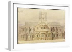 Saint-Sernin de Toulouse chevet restauré-Eugène Viollet-le-Duc-Framed Giclee Print