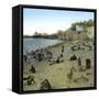 Saint-Servan (Ille-Et-Vilaine, France), View of the Beach Circa 1870-Leon, Levy et Fils-Framed Stretched Canvas