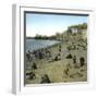 Saint-Servan (Ille-Et-Vilaine, France), View of the Beach Circa 1870-Leon, Levy et Fils-Framed Photographic Print