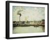 Saint-Sever Quay at Rouen, 1896-Canaletto-Framed Giclee Print